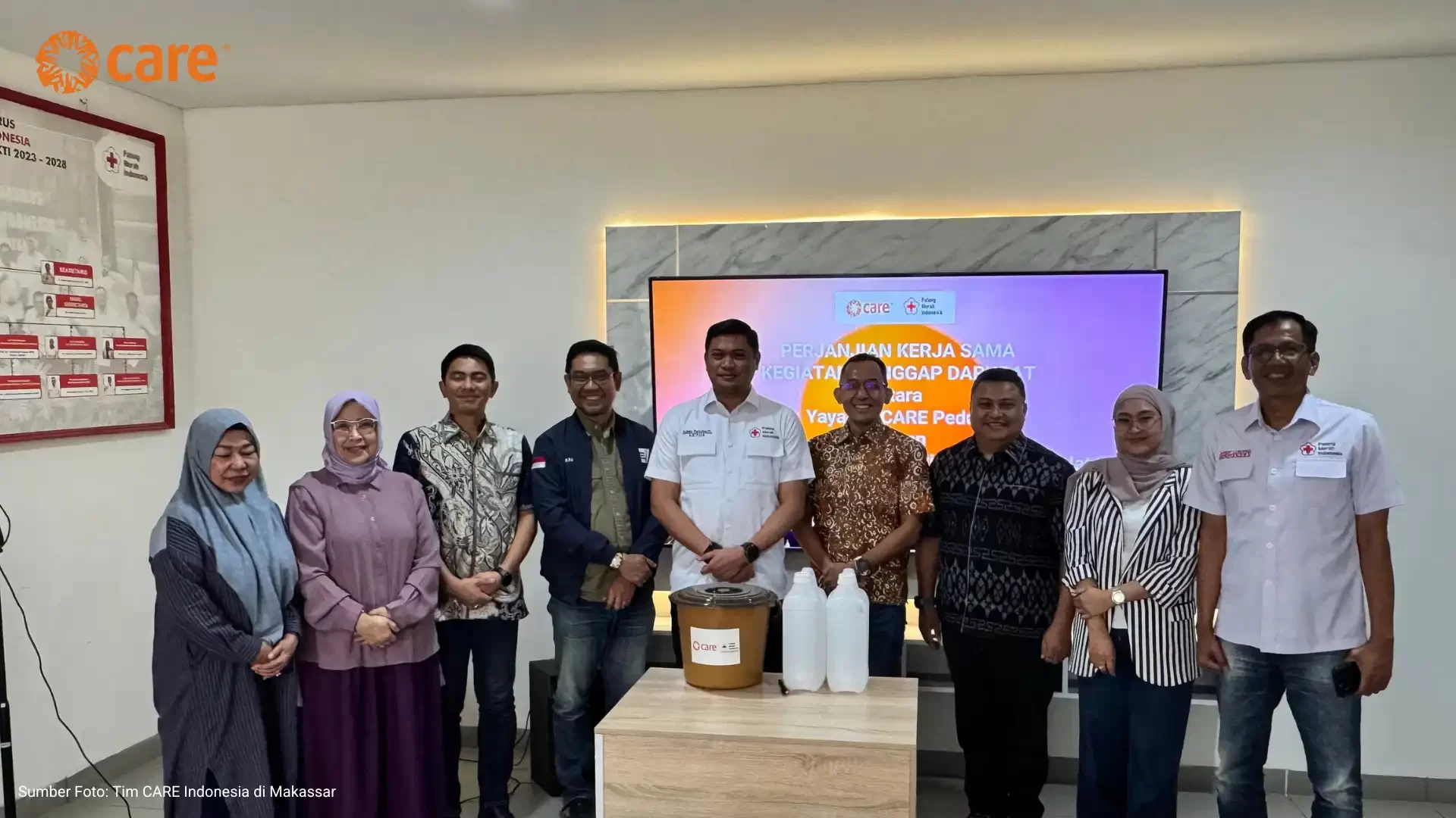 Collaboration with PMI South Sulawesi