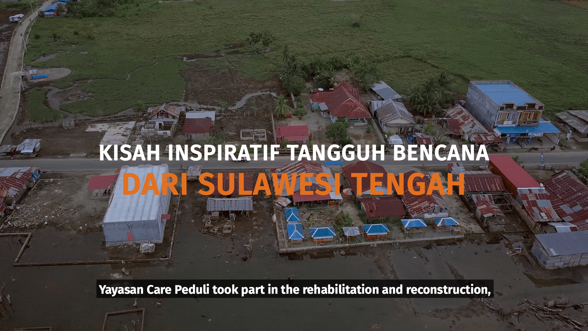 video cover program pemulihan Sulteng